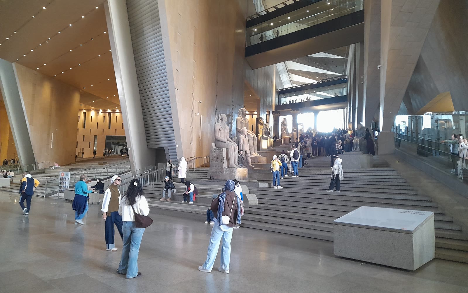 Exterior of the Grand Egyptian Museum in Giza
